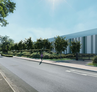 Gewerbegebiet in Steinhagen